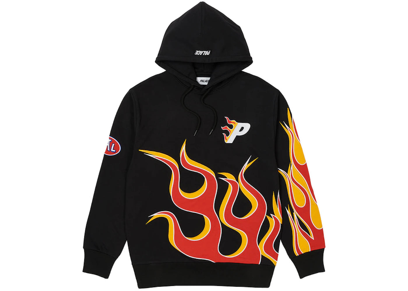 Palace Flame Hood Black