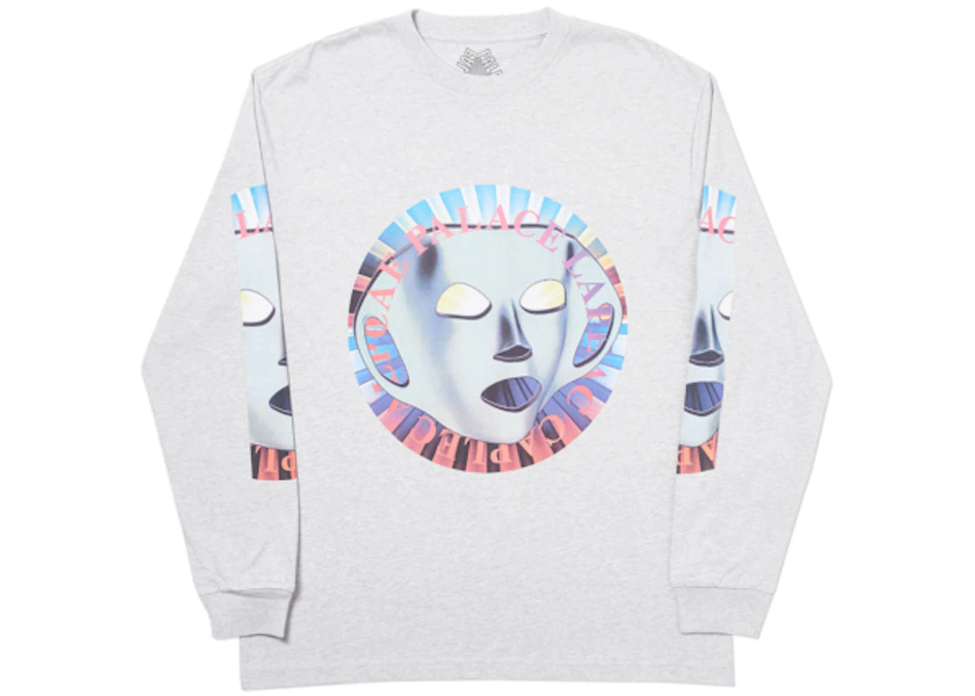 Palace Flat Stancey Longsleeve Grey Marl