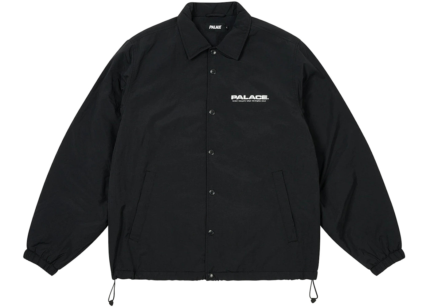 Palace Fleece Lined Coach Jacket Black