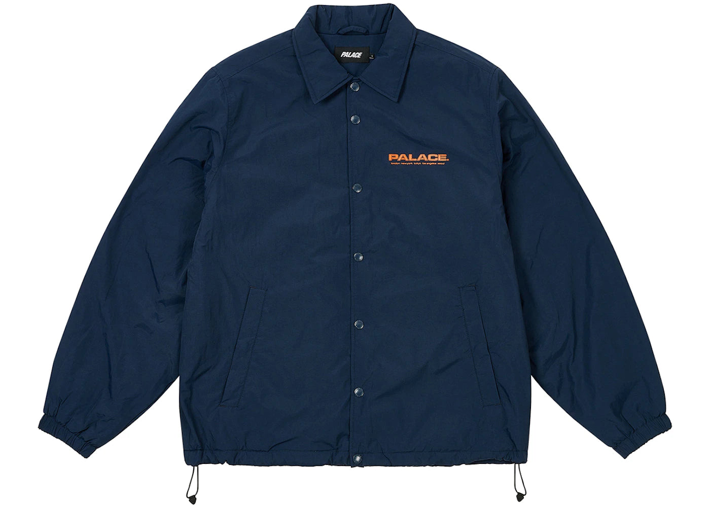 Palace Fleece Lined Coach Jacket Navy