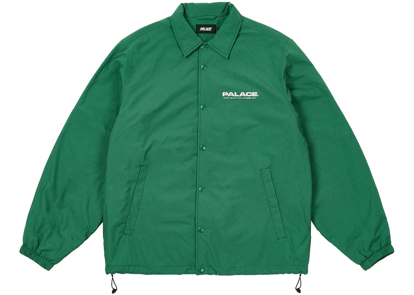 Palace Fleece Lined Coach Jacket Racey Green