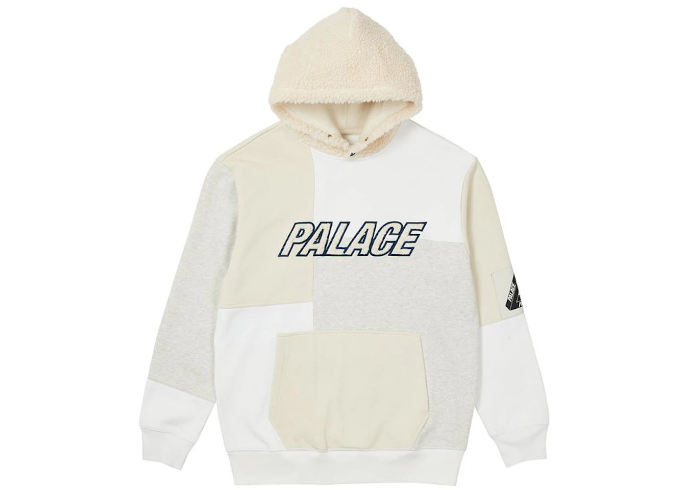 Palace Fleeced Hood White