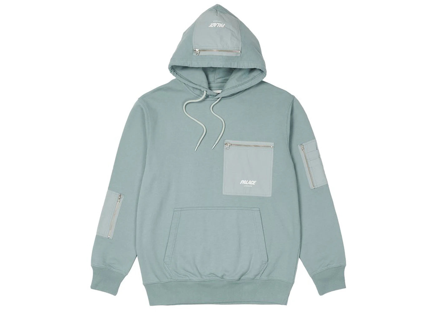 Palace Flight Pocket Hood Flint