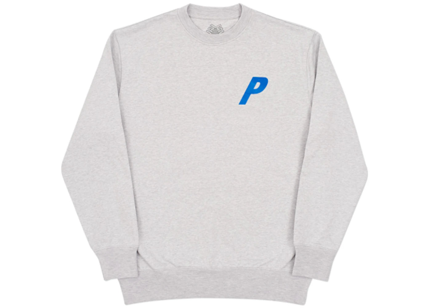 Palace Flocka P Crew Grey Marl/Blue