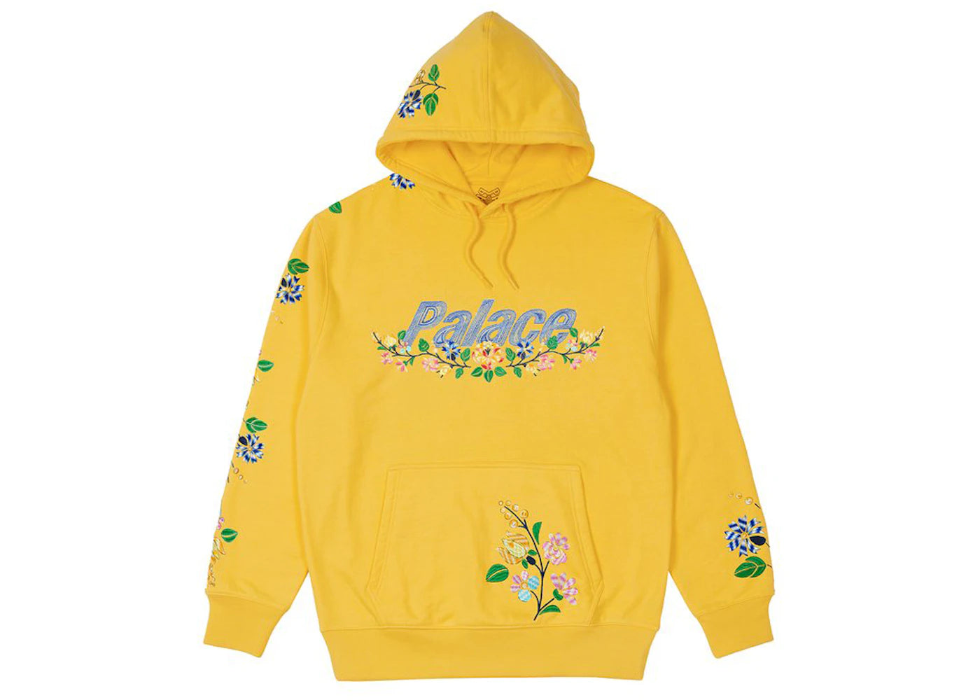 Palace Flower Stitch Hood Yellow