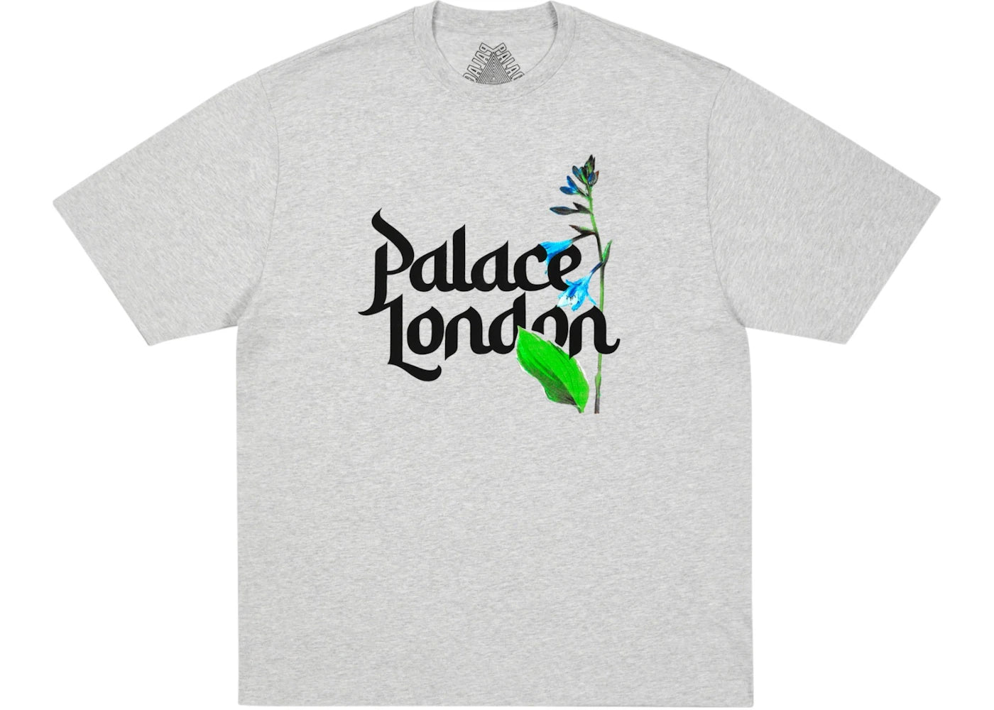 Palace Flower Type T-Shirt Grey Marl
