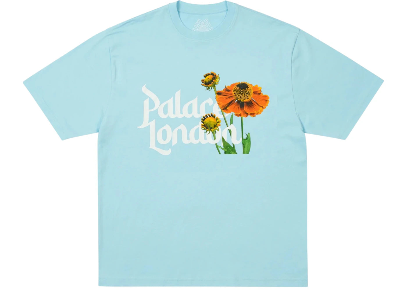 Palace Flower Type T-Shirt Skyline Blue