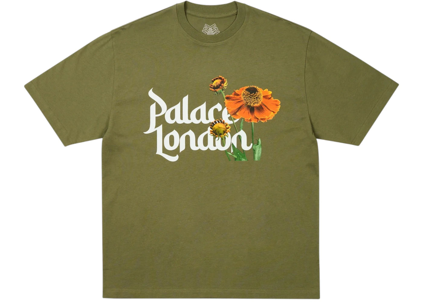 Palace Flower Type T-Shirt The Deep Green