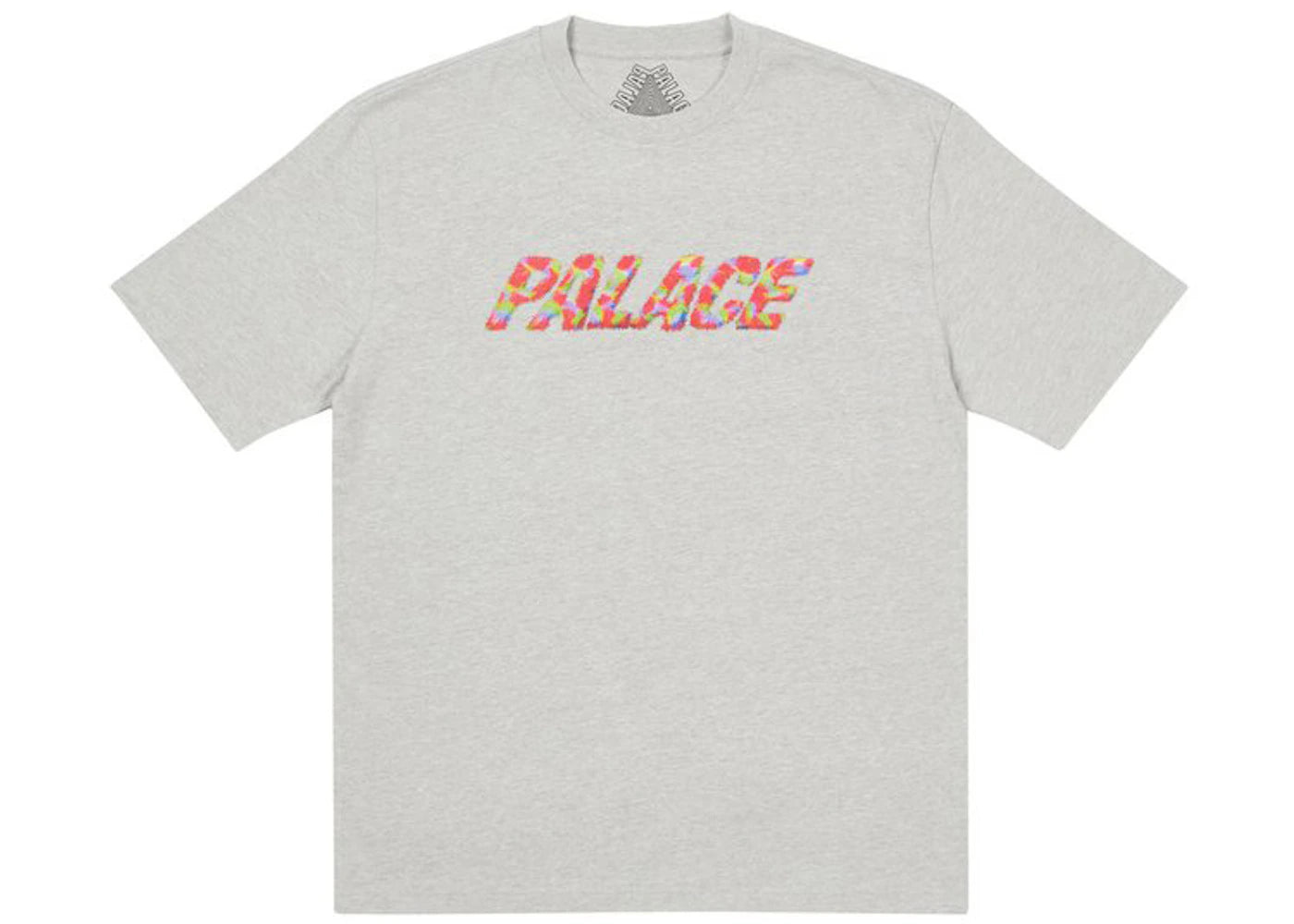 Palace Fluffly Tee Grey Marl