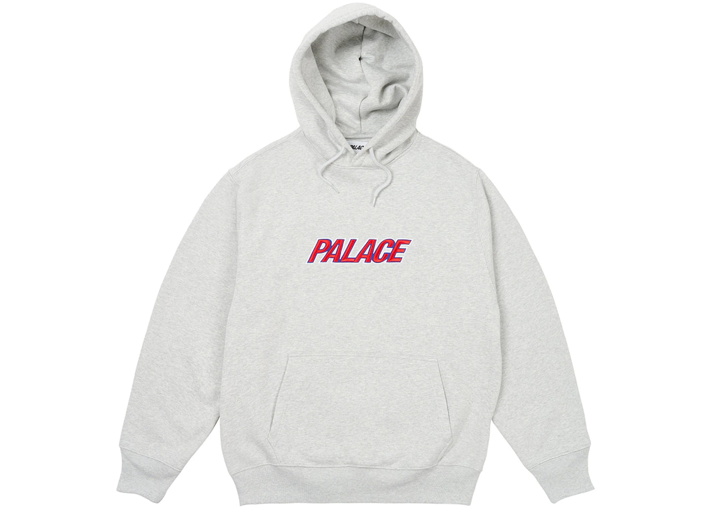 Palace Font Hood Grey Marl