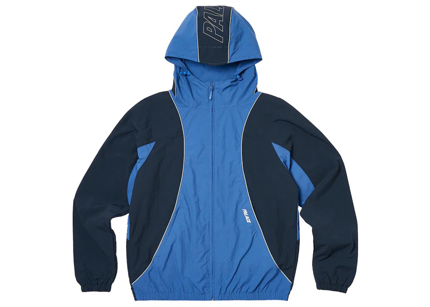 Palace Font Zip Shell Jacket Blue/Airforce