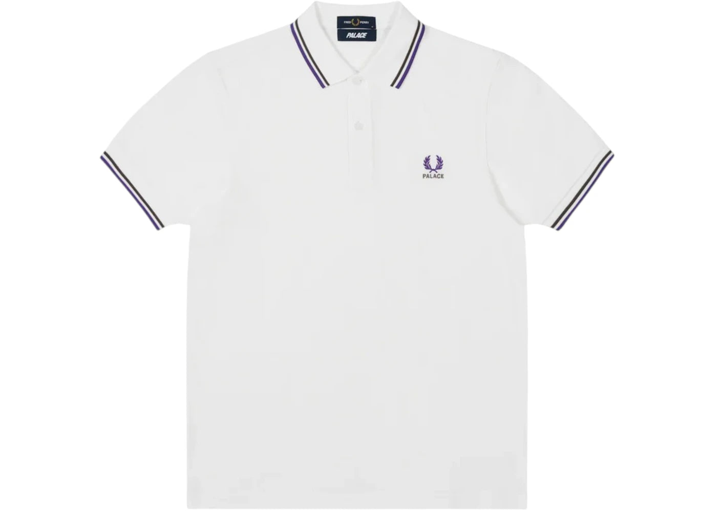 Palace Fred Perry Shirt White