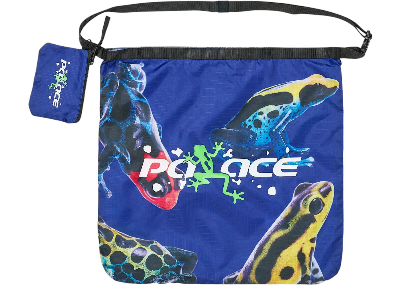 Palace Frogger Packable Bag Blue/Multi