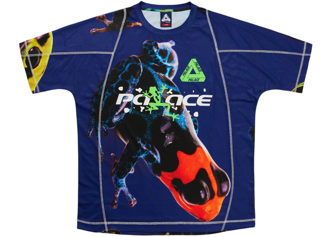 Palace Frogger Tech Jersey Blue Frog