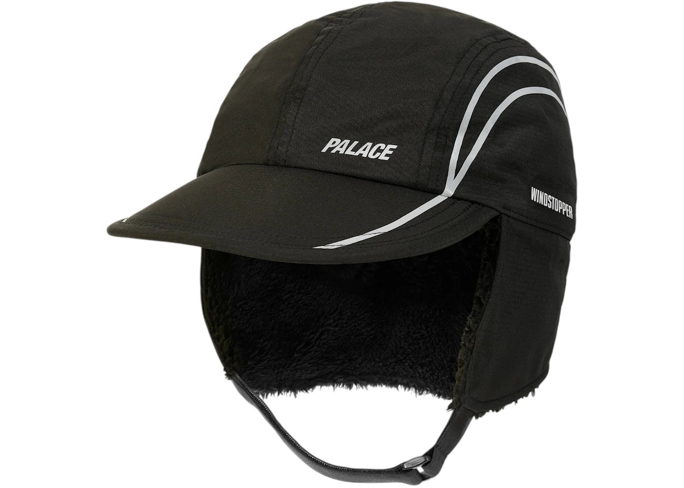 Palace GORE-TEX Windstopper Posh Earflap 4-Panel Black