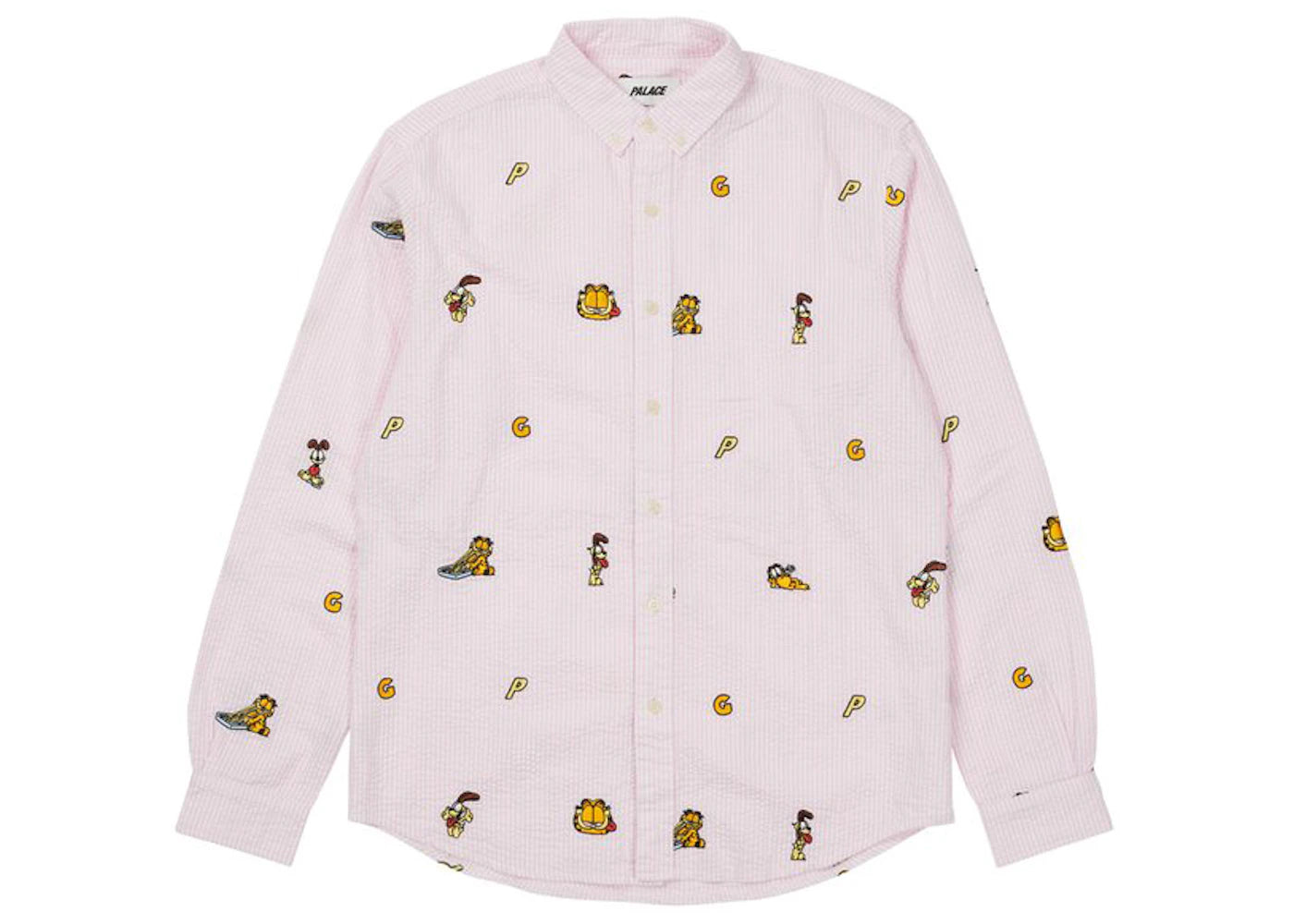 Palace Garfield Boojie Shirt Pink/White