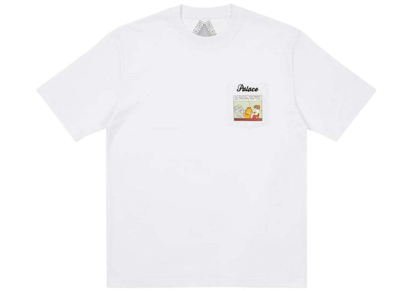 Palace Garfield Pocket T-shirt White