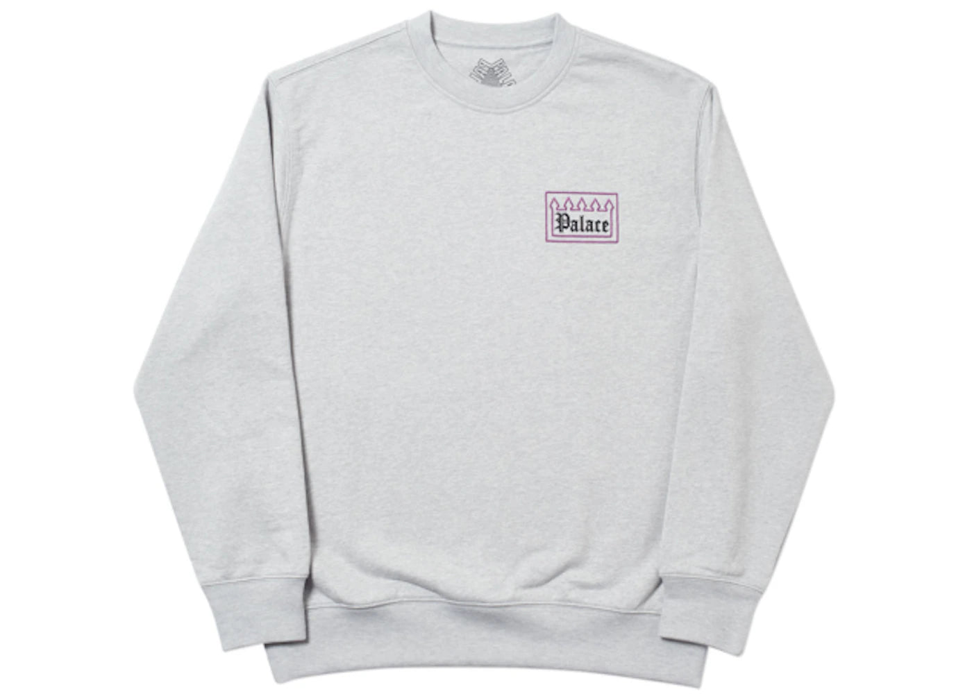 Palace Gated Community Crew Grey Marl