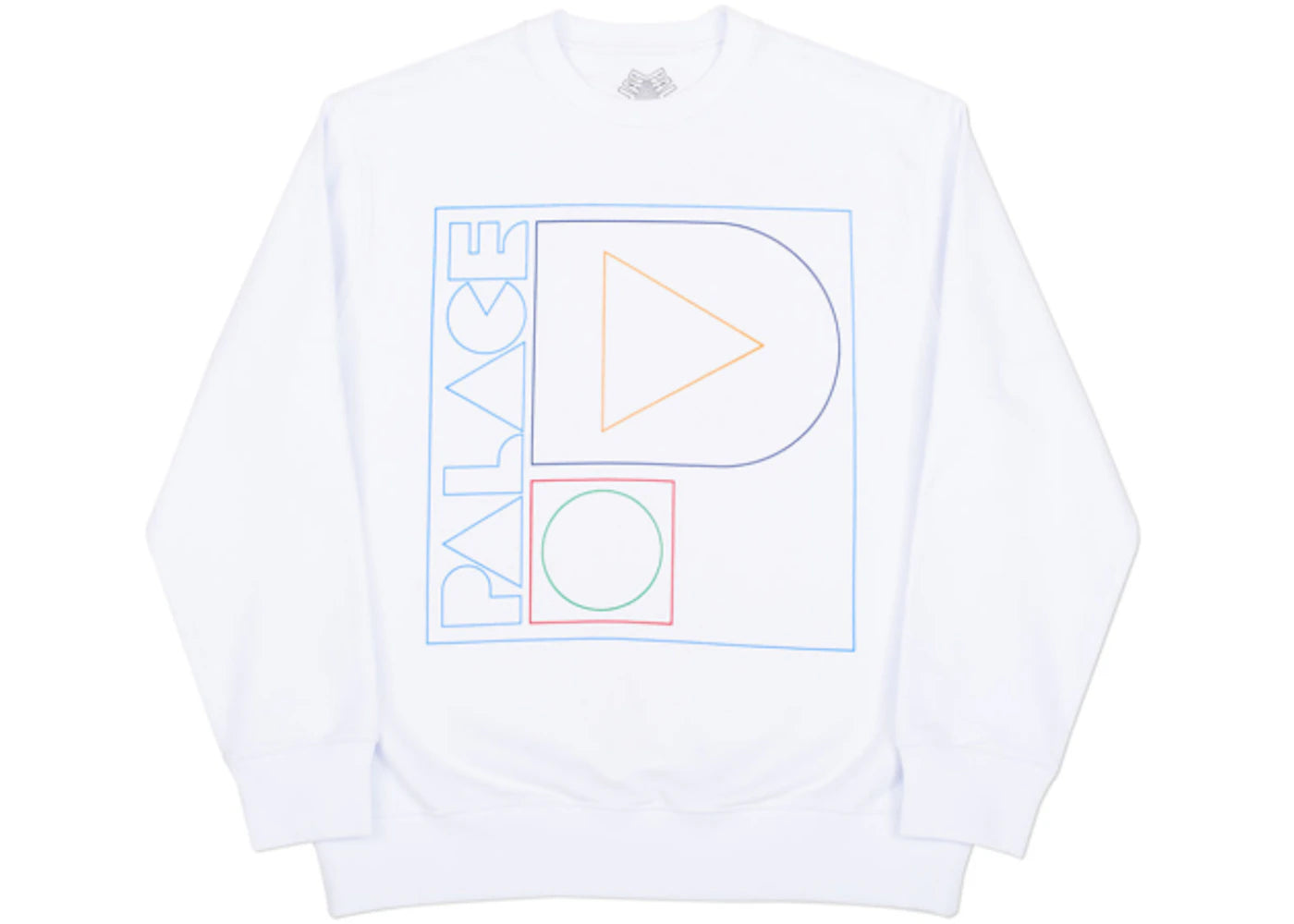 Palace Geo P Crew White