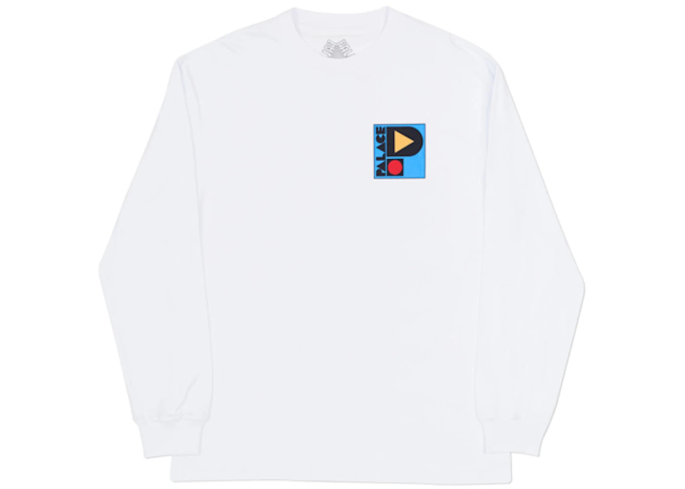 Palace Geo P Longsleeve White