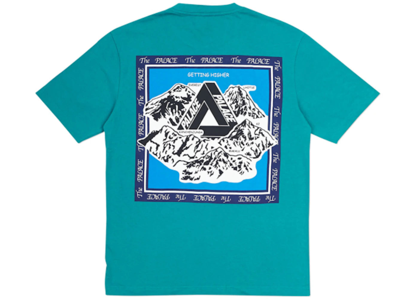 Palace Getting Higher T-shirt Sea Green