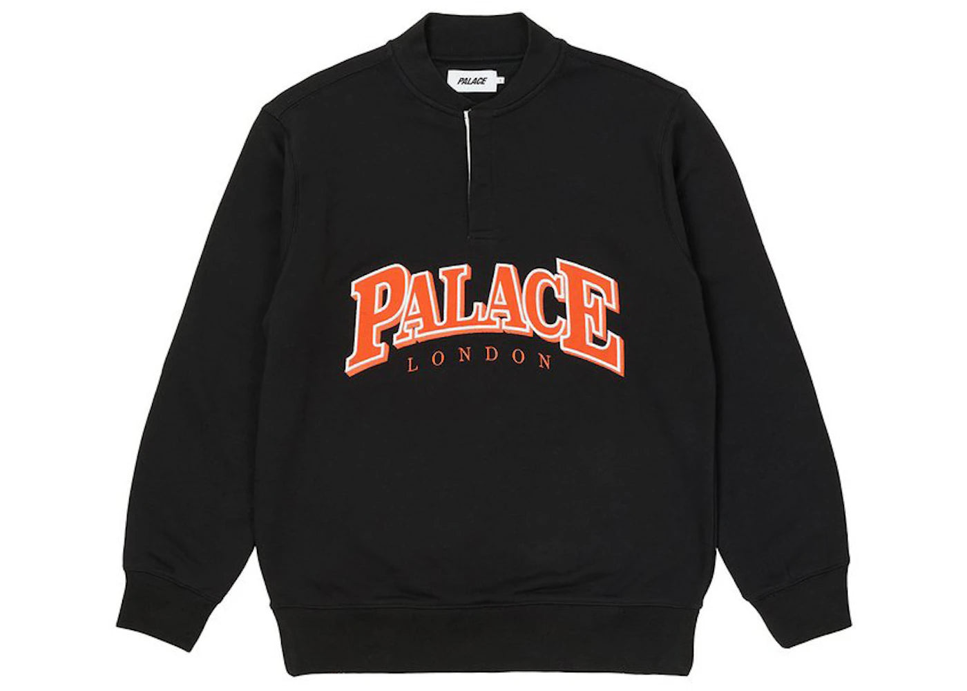 Palace Giant Button Up Crew Black