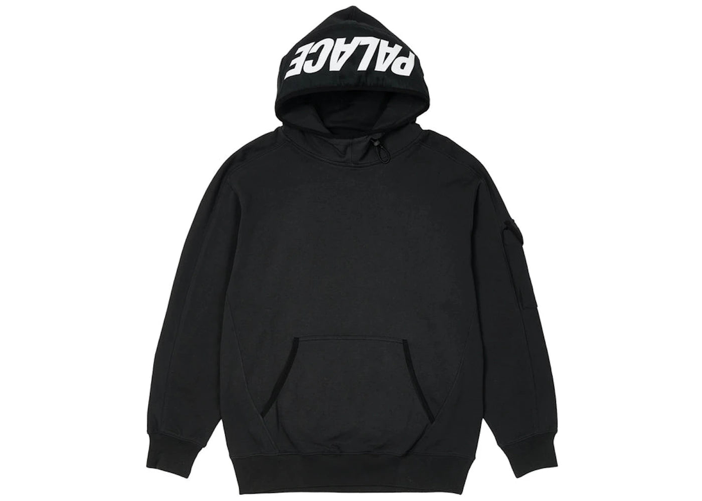 Palace Giant Woven Label Hood Black