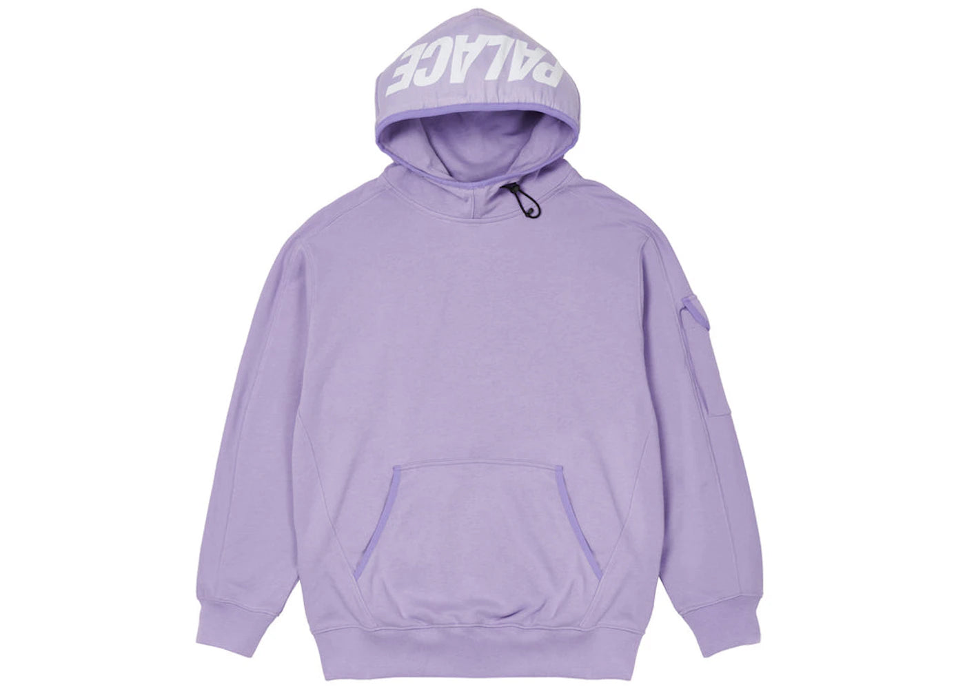 Palace Giant Woven Label Hood Lilac