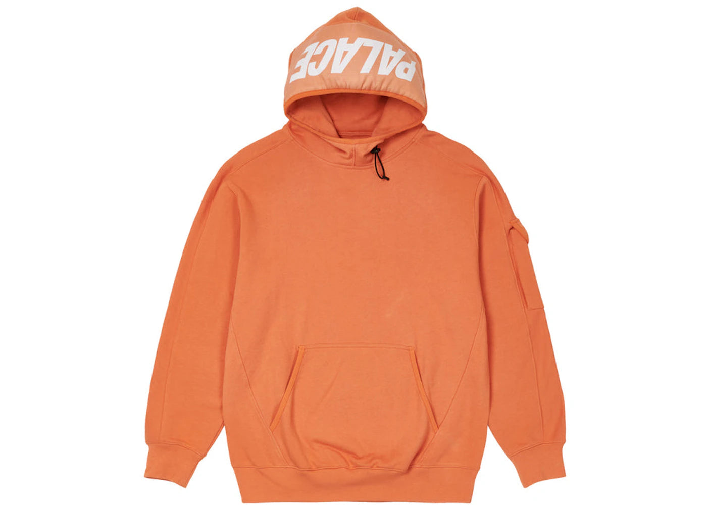 Palace Giant Woven Label Hood Orange