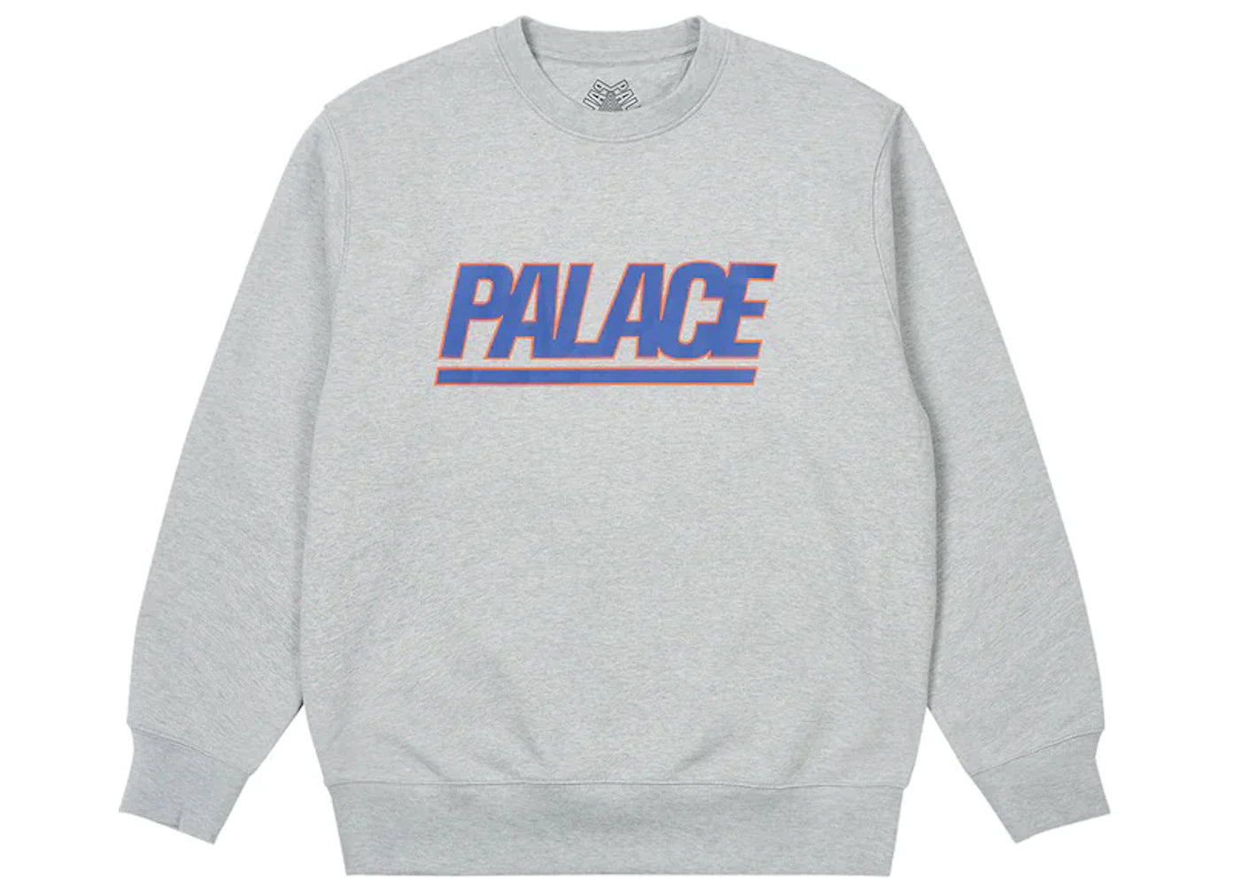 Palace Gigantic Crew Grey Marl