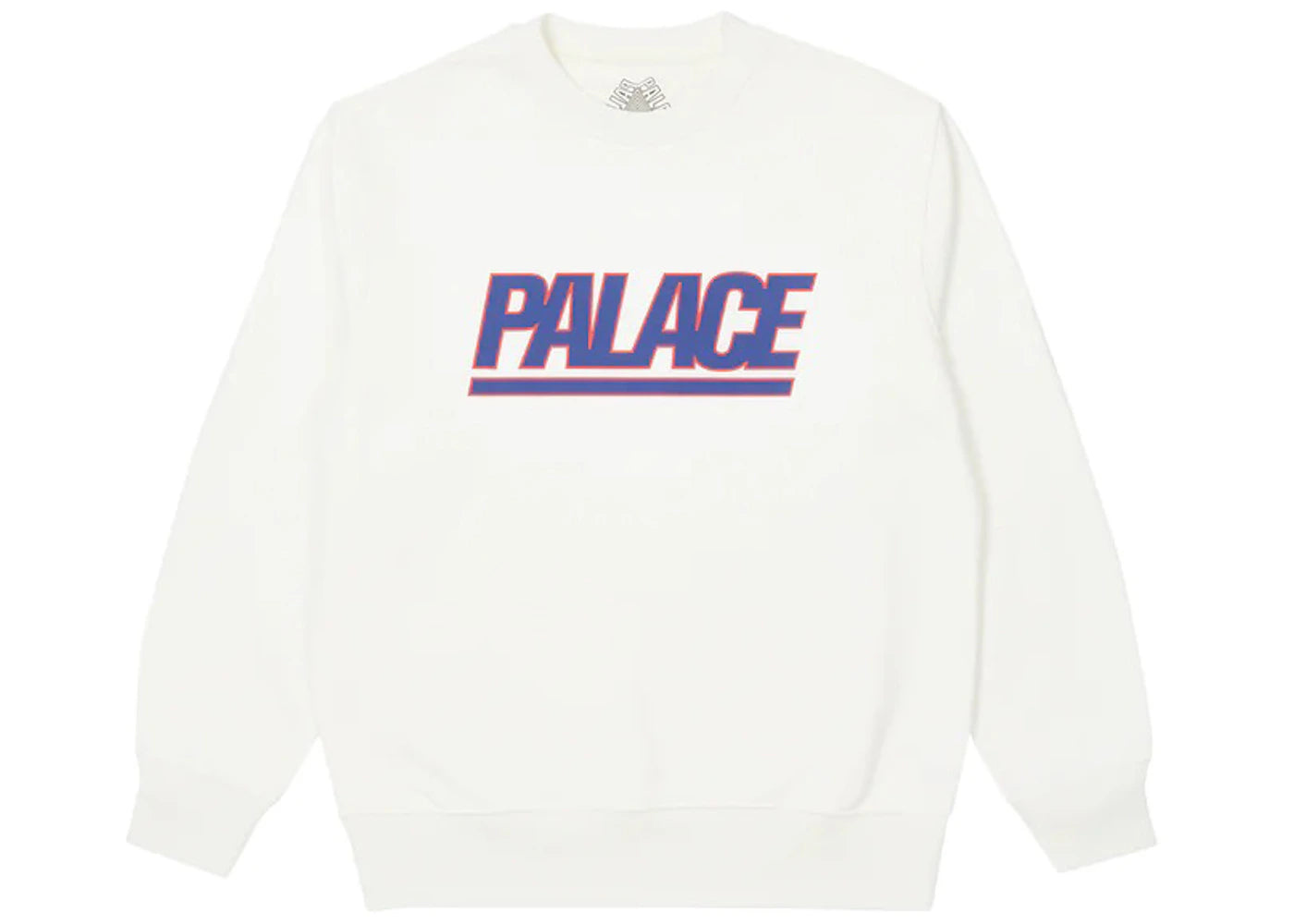 Palace Gigantic Crew White