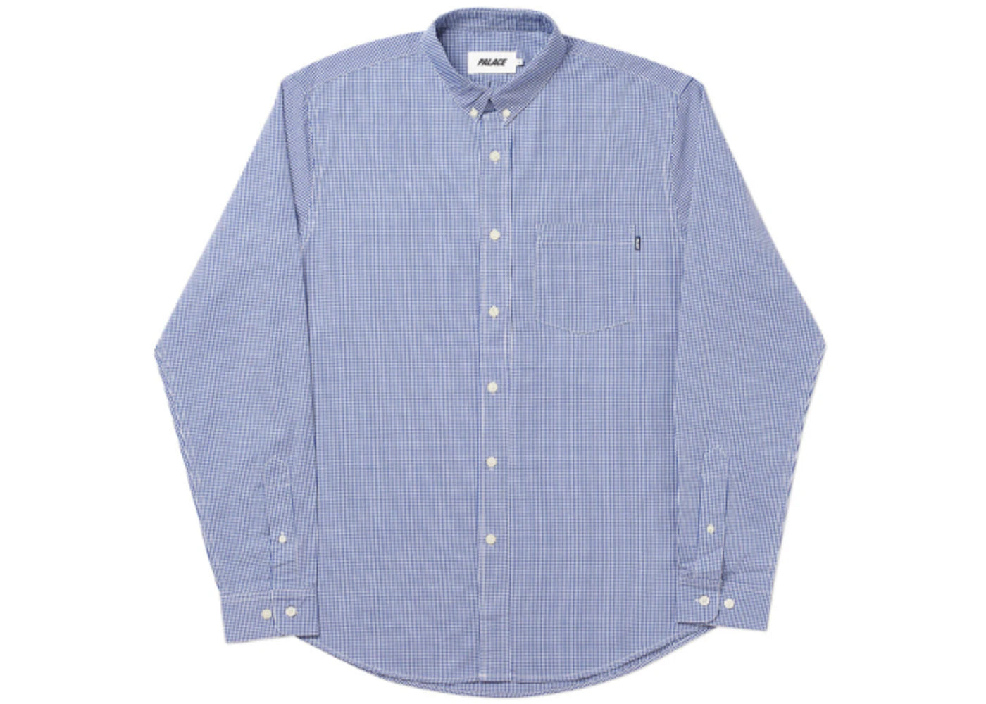 Palace Ging-Ham Shirt Blue