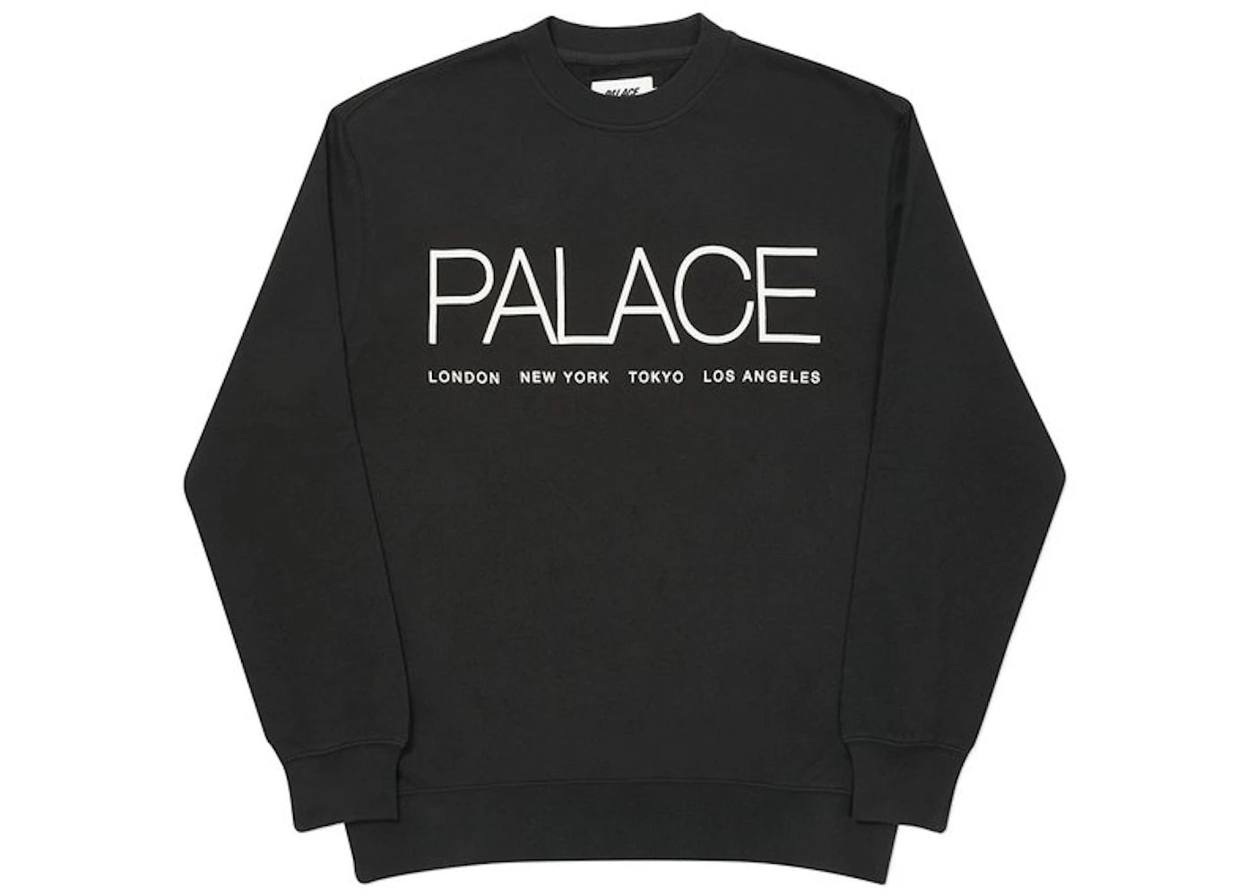 Palace Globaller Crew Black