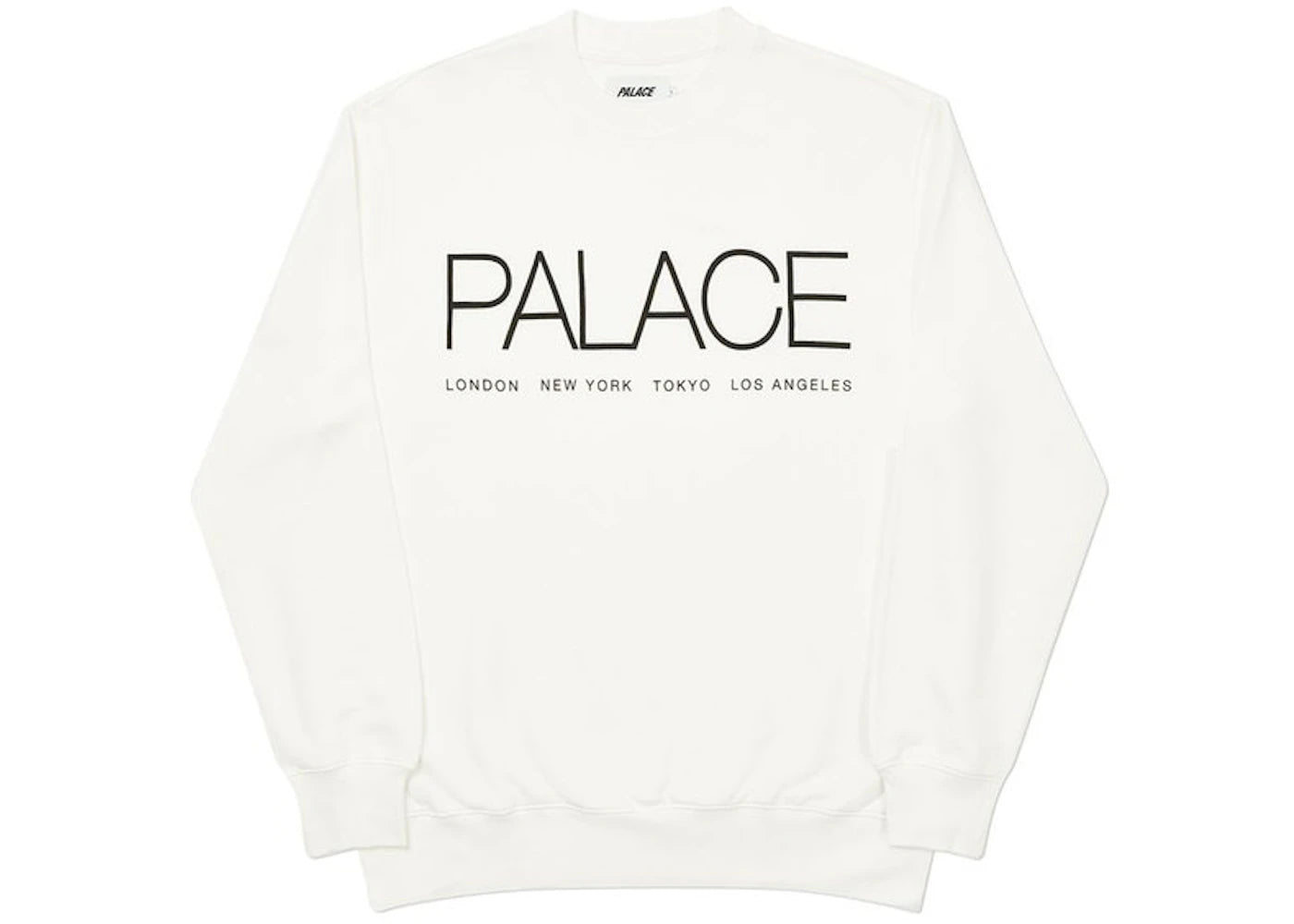 Palace Globaller Crew White