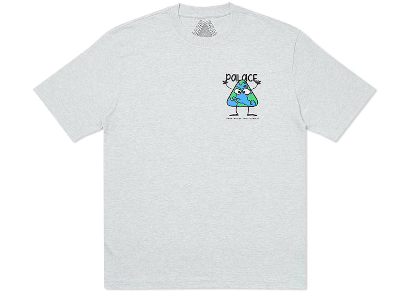 Palace Globlerone T-shirt Grey Marl