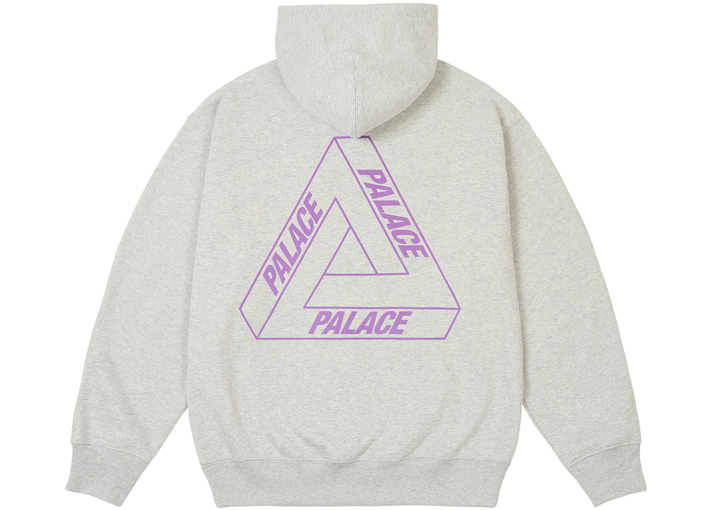 Palace Glow Tri-Ferg Hood Grey Marl