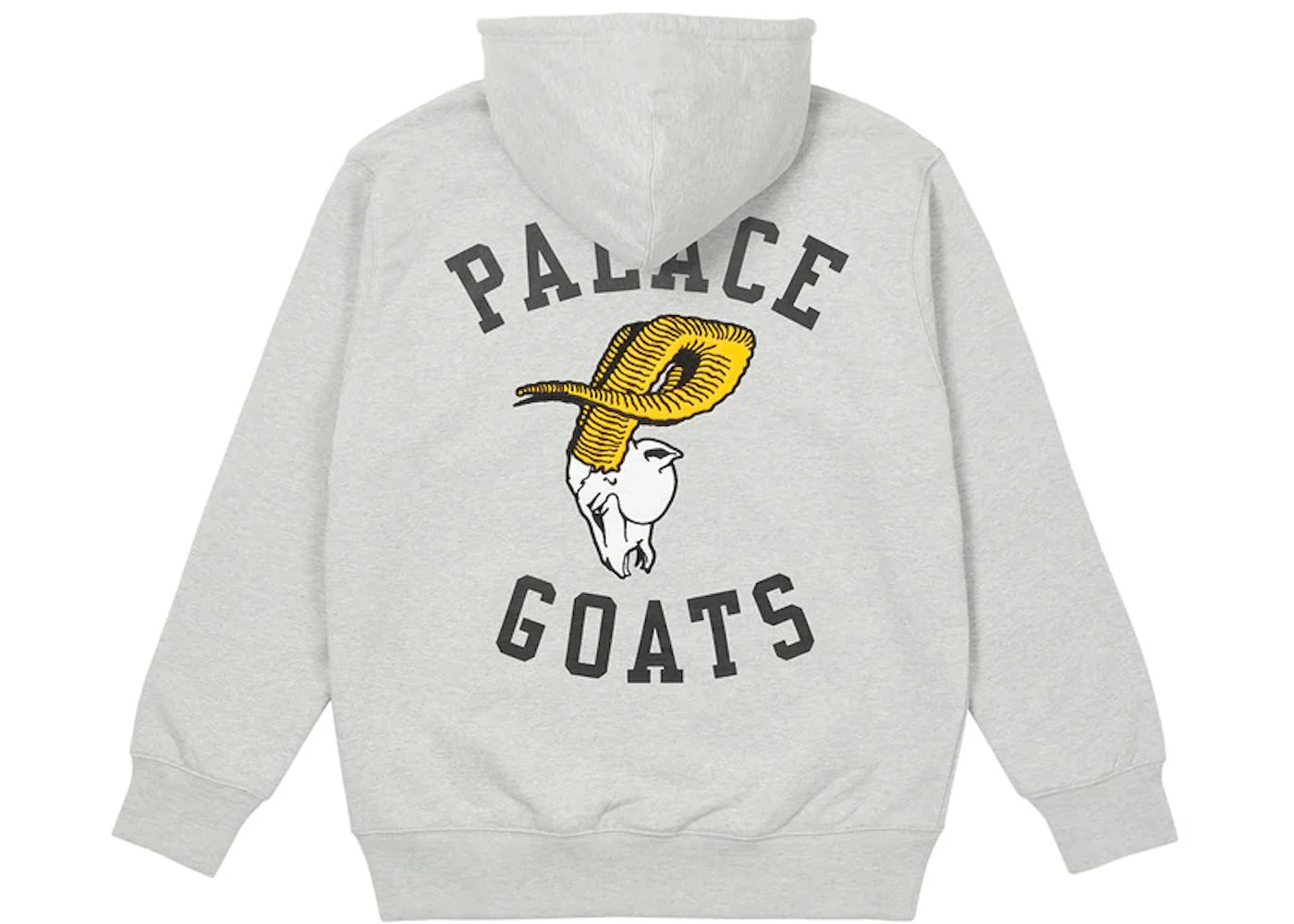 Palace Goats Hood Grey Marl