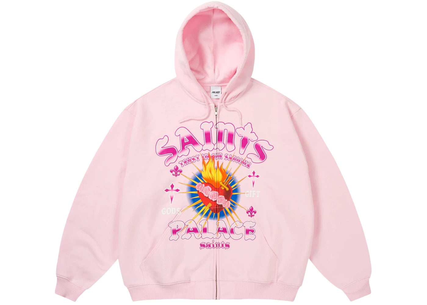 Palace Gods Gift Zip Hood Lush Flush