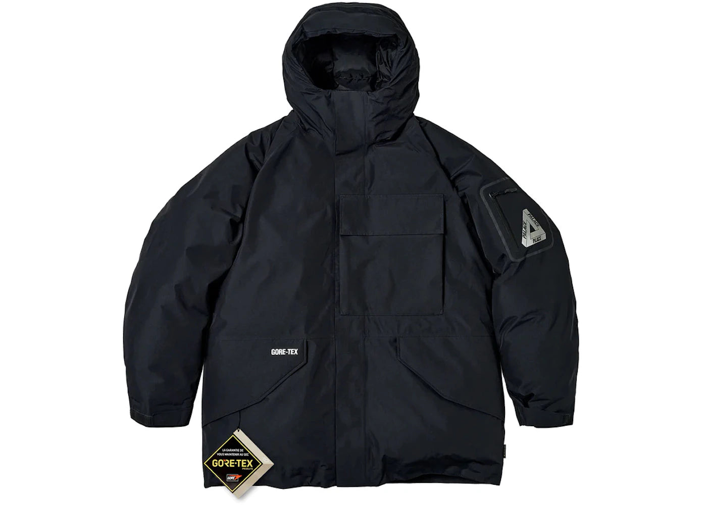 Palace Gore-Tex Cargo Down Parka Black