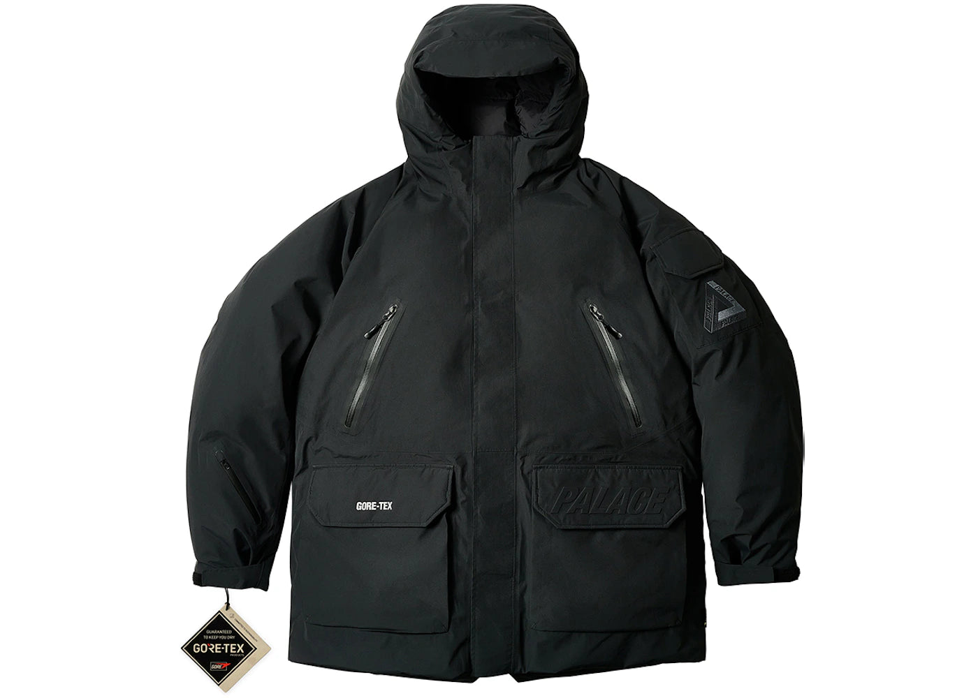 Palace Gore-Tex Cargo Down Parka (FW24) Black