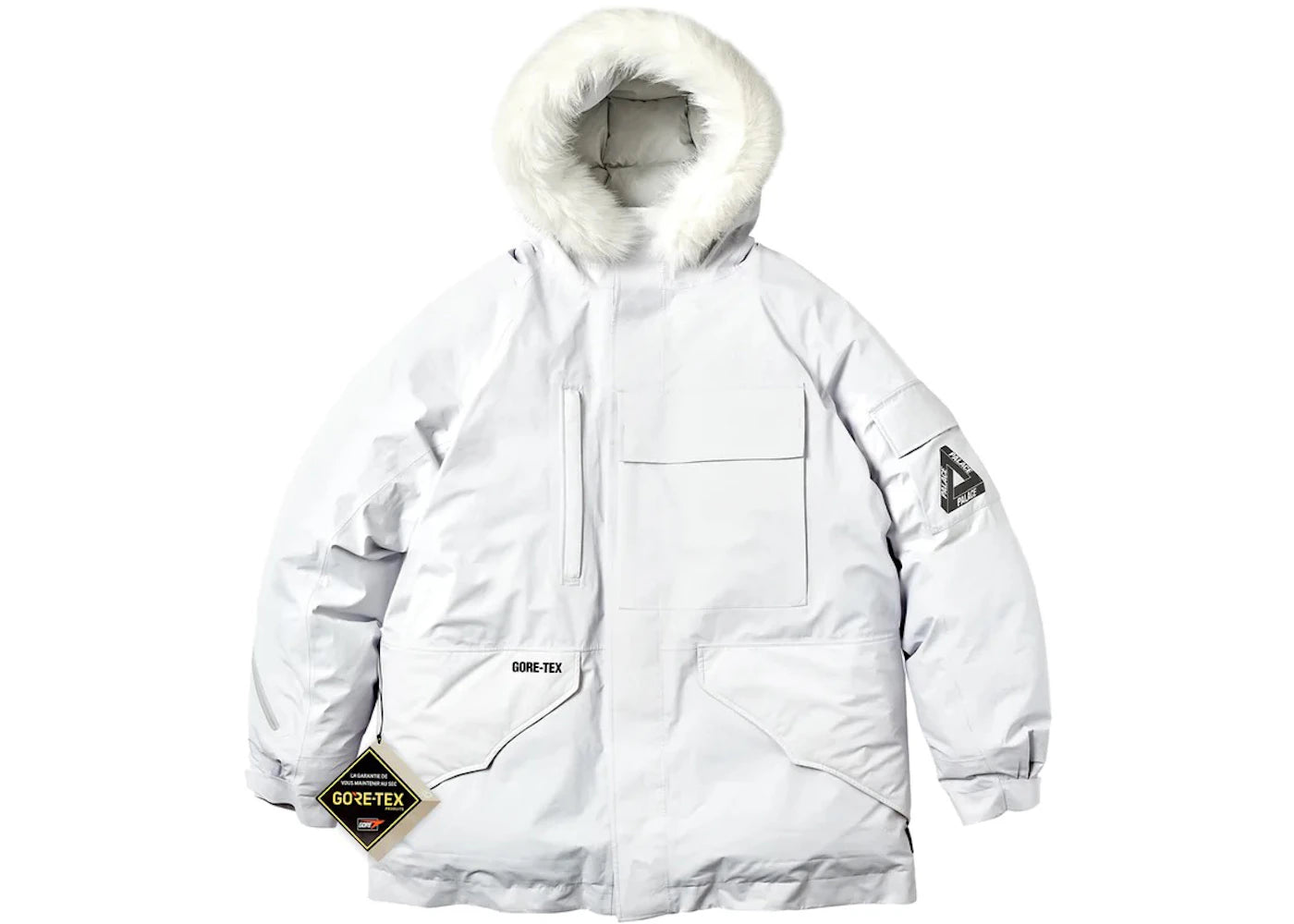 Palace Gore-Tex Down Parka Ice Grey
