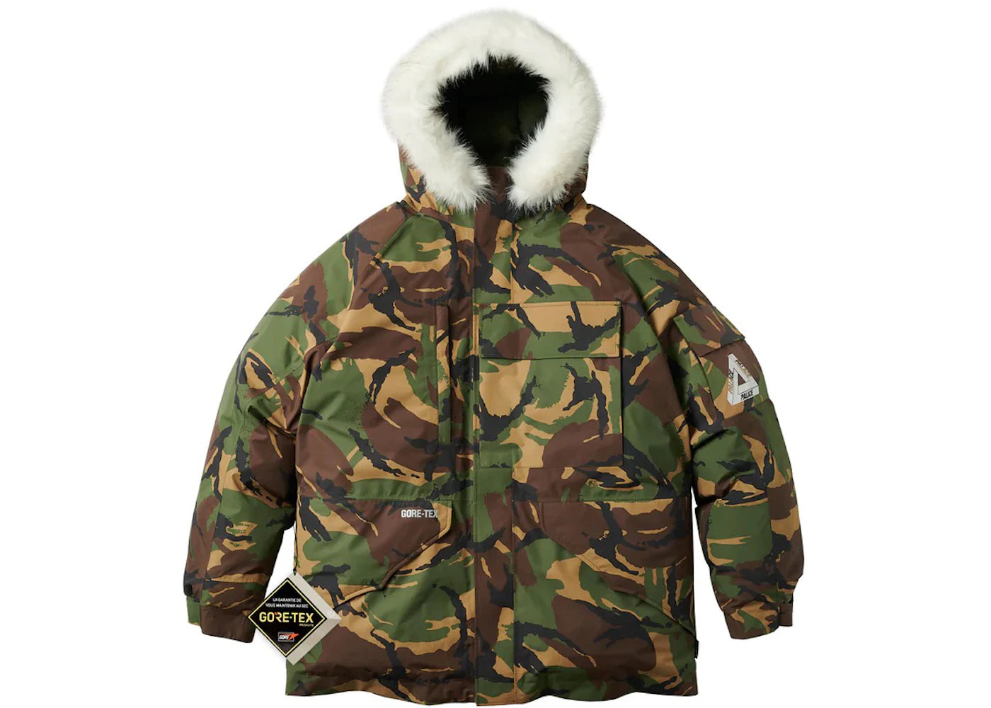 Palace Gore-Tex Down Parka Woodland DPM Camo