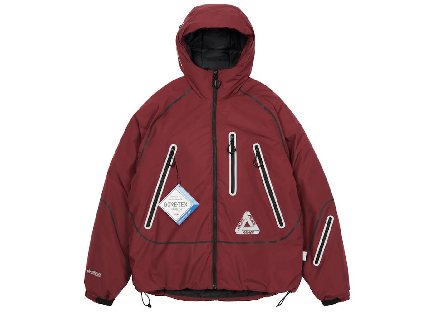 Palace Gore-Tex Infinium P-Tech Jacket Burgundy