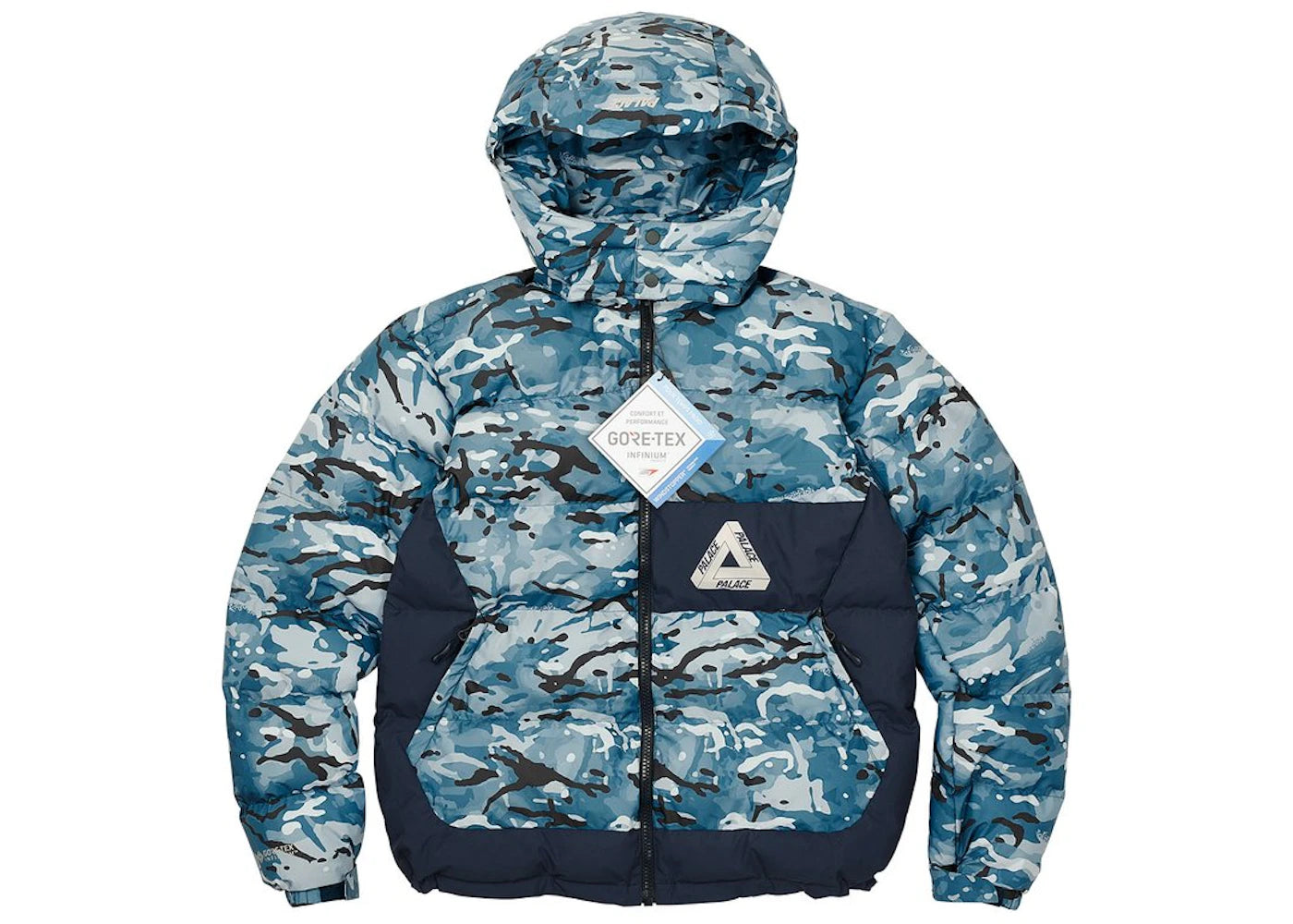 Palace Gore-Tex Infinium Puffa Blue Camo