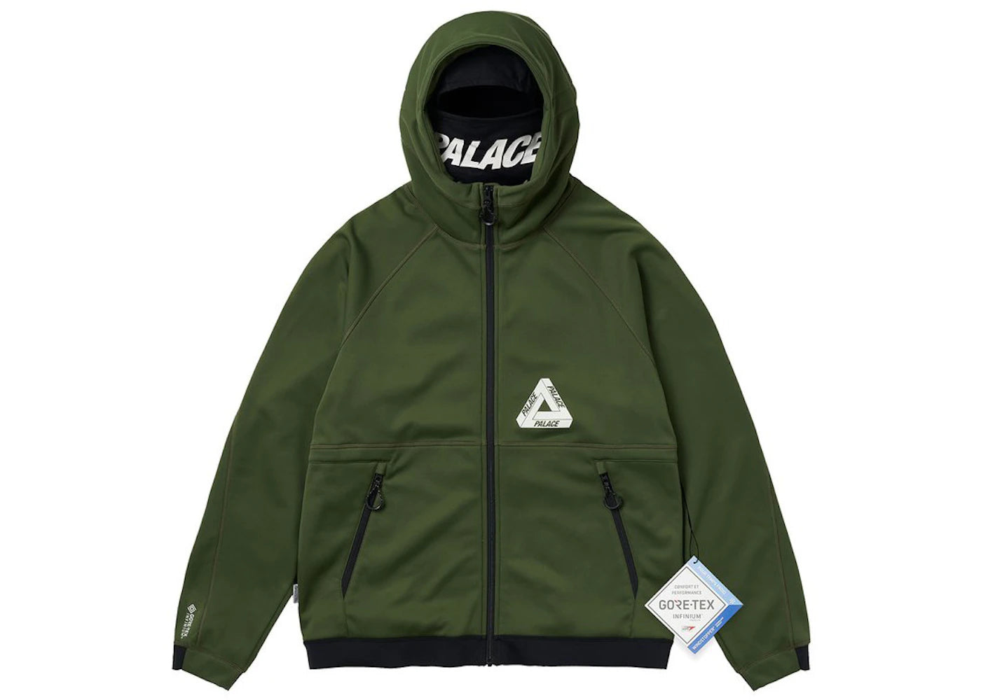 Palace Gore-Tex Masked Soft Shell Jacket Green