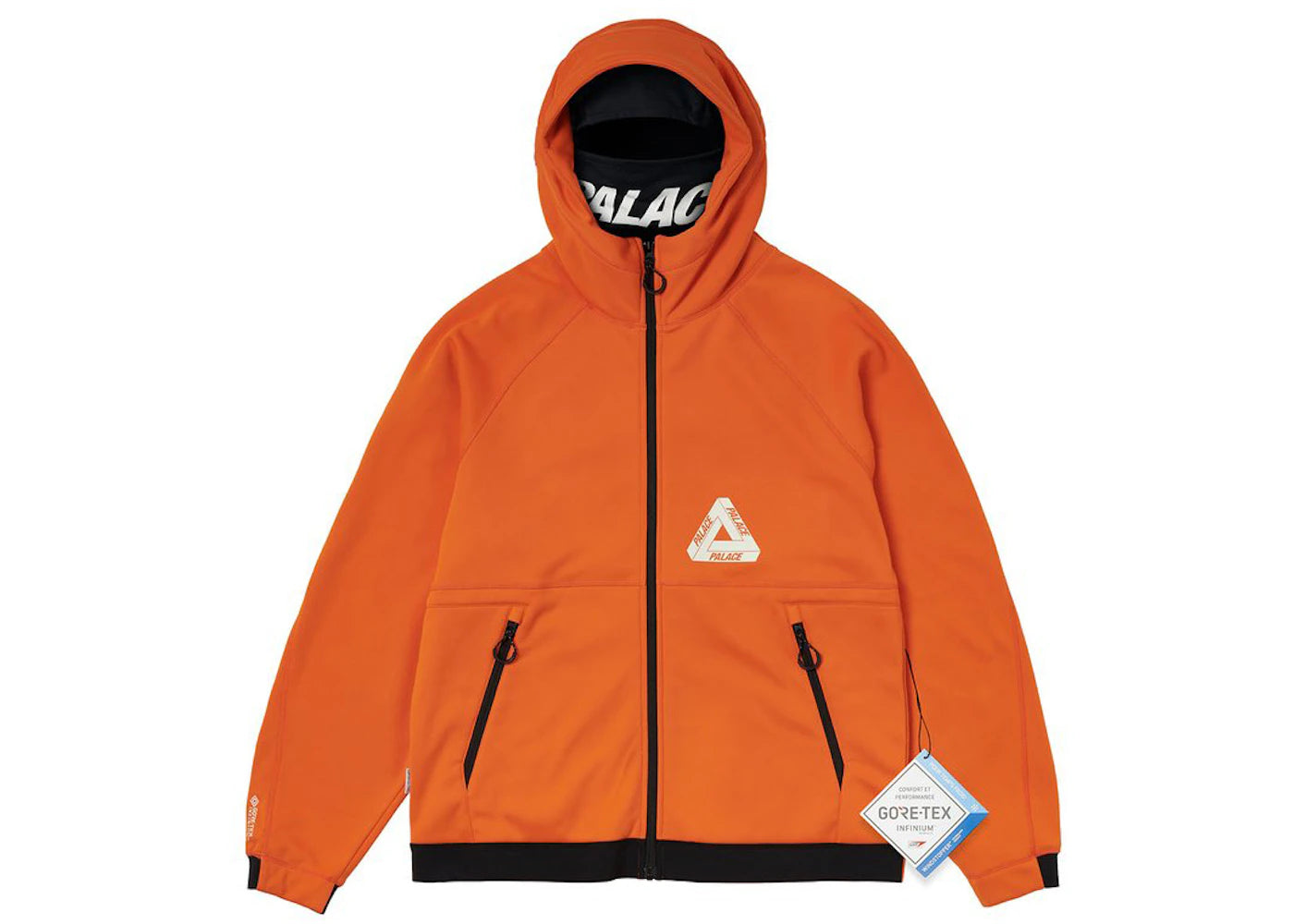 Palace Gore-Tex Masked Soft Shell Jacket Orange