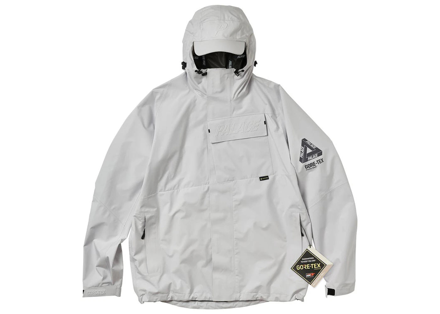 Palace Gore-Tex P Cap Jacket Grey