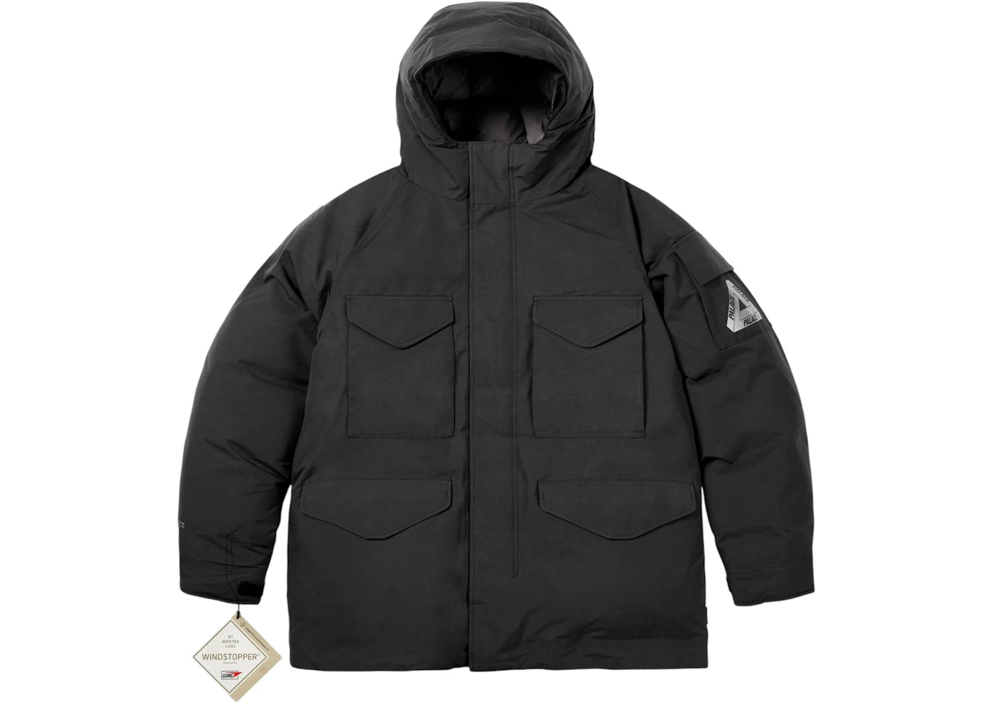 Palace Gore-Tex Windstopper Down Parka Black