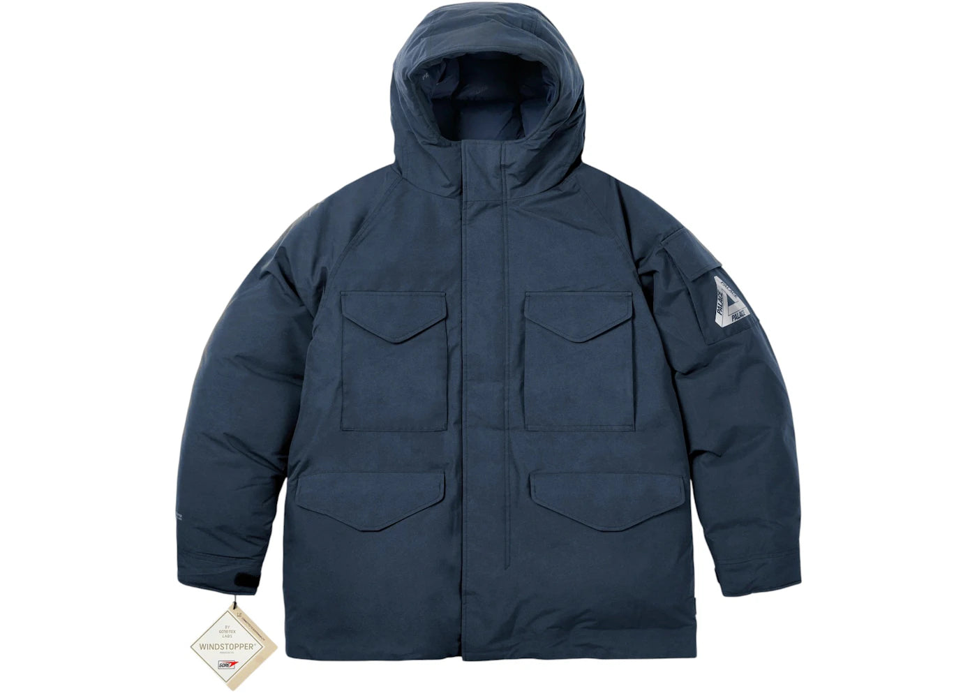 Palace Gore-Tex Windstopper Down Parka Navy