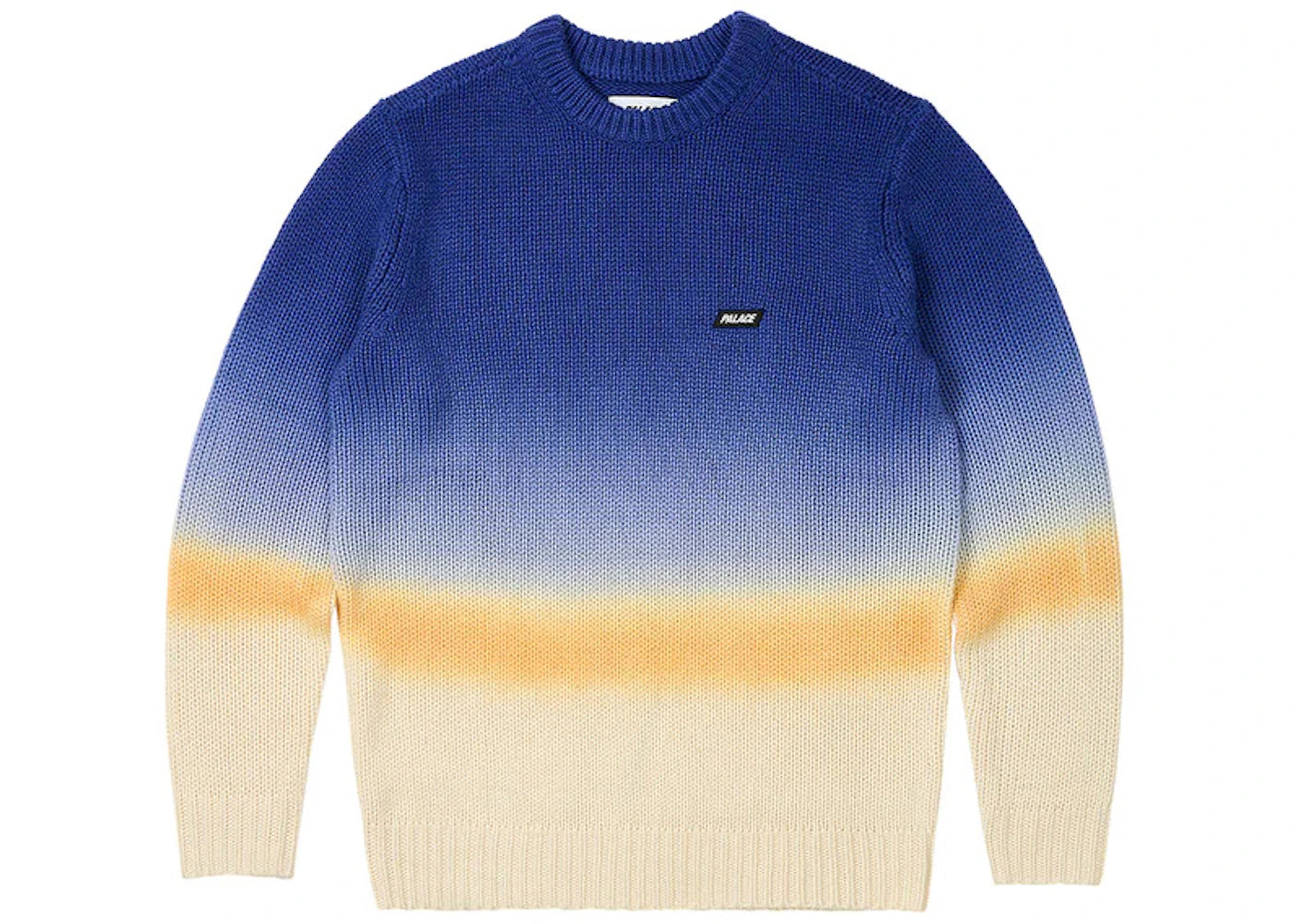 Palace Gradient Dye Rib Knit Blue